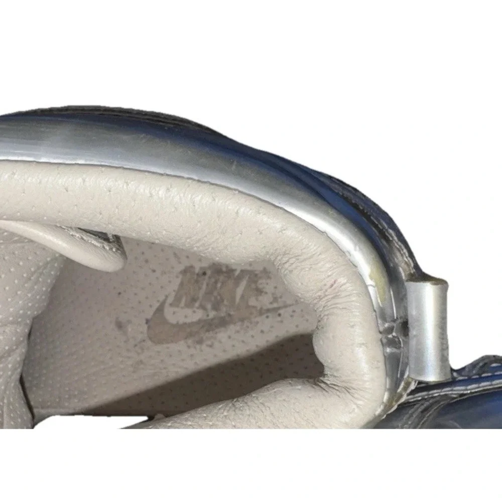 Nike‎ Dunks Sky Hi Hidden Wedge Heel Liquid Silver Womens size 7.5